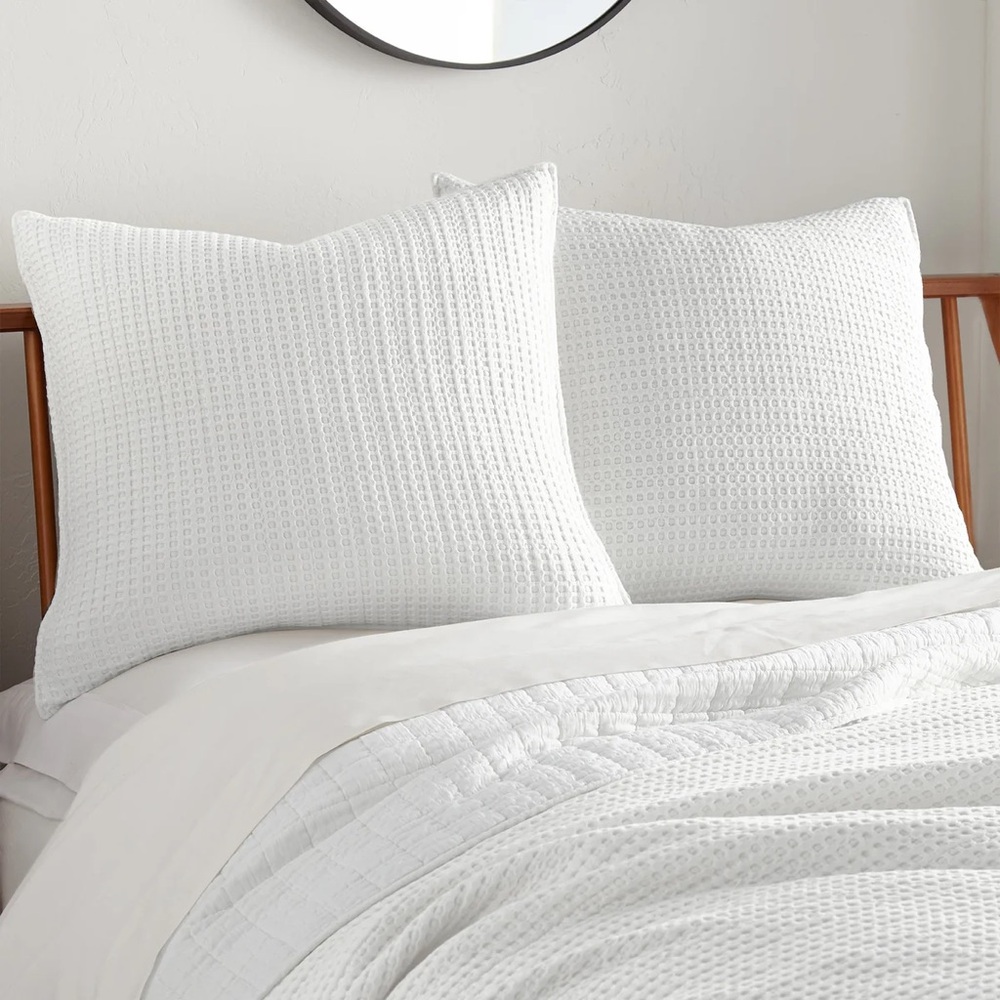 LevTex Home Mills Euro Shams - White